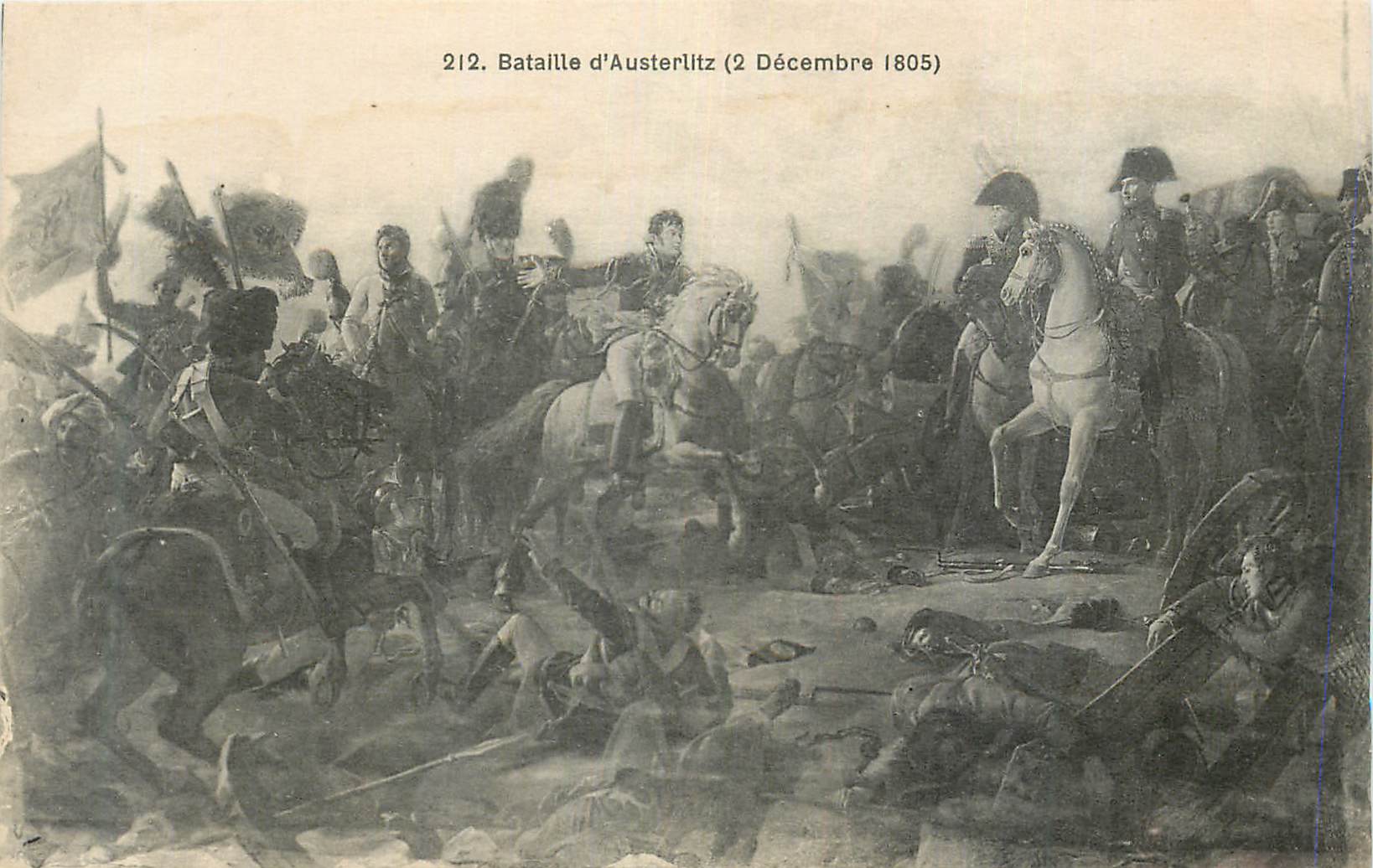 CPA Bataille d'Austerlitz (2 Decembre 1805) Napoleon 1er